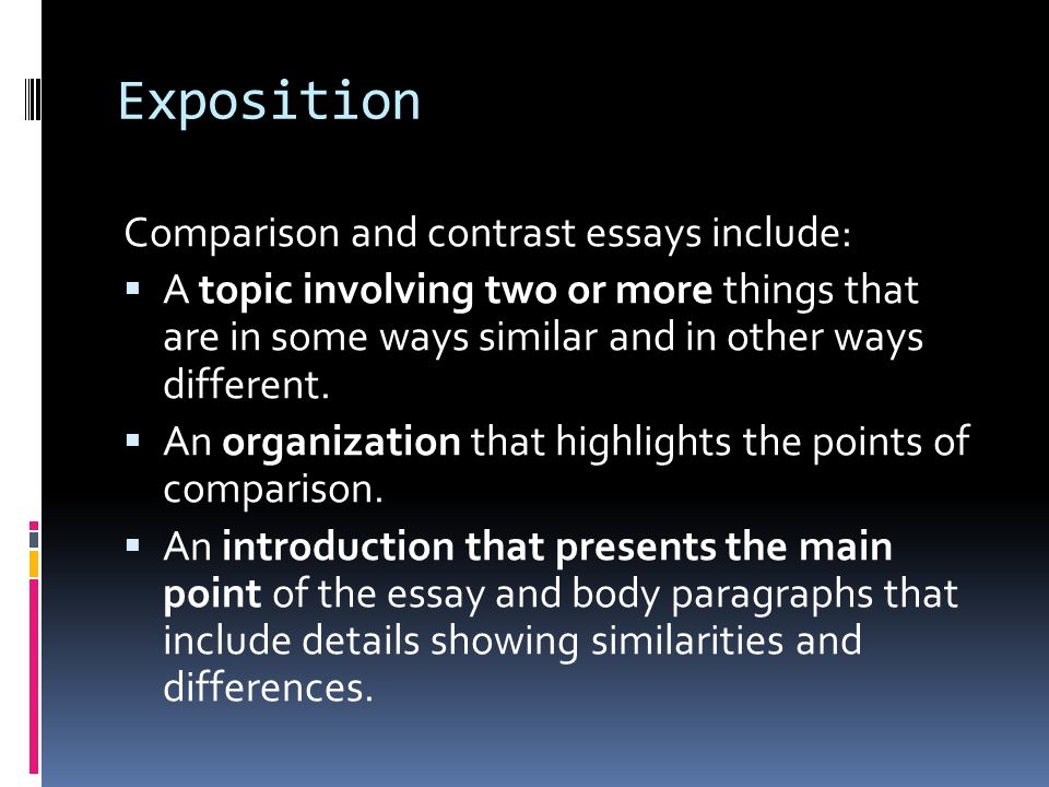 Compare and contrast essays about sports